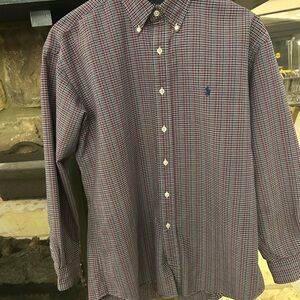 Ralph Lauren BLAKE PlaidButton-Down Shirt Medium Great shape!No flaws found